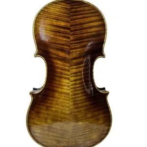 SurpassMusica 4/4 handmade violin solid spruce top Flamed maple back varnished violin strings instrument