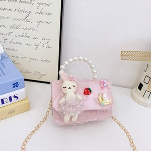 Factory Wholesale Floral Pearl Candy <b>Bag</b> Kids Mini Shoulder Handbag <b>Small</b> Coin Purse For Girls - Product Image 3