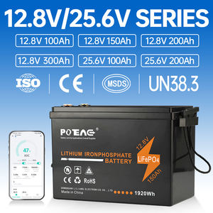 150Ah 12.8V 딥 사이클 배터리, 완벽한 납산 배터리 대체품, 4000+ 사이클, RV용 맞춤형 납산 배터리 - Product Image 1