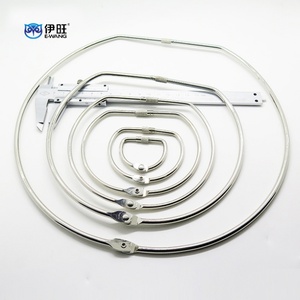 วงแหวนรัดแบบปรับแต่งได้ของ EWANG ทนทาน พร้อมตัวล็อคแบบสกรูโลหะสีเงิน - Product Image 1
