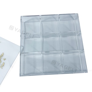 Custom High Quality Moon Shaped Acrylic <b>Eid</b> Mubarak <b>Gift</b> <b>Box</b> with Customized Color & Size for Food Storage and Display Racks - Product Image 4