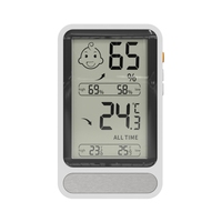 Higrometer Digital termometer ruangan, alat pengukur kelembapan dan suhu ruangan