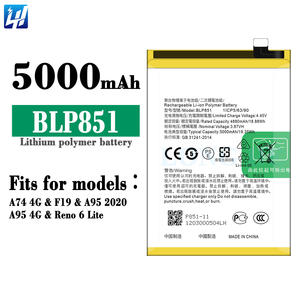 แบตเตอรี่โทรศัพท์มือถือแบบชาร์จได้ BLP851 สำหรับ OPPO A74 4G F19 <span class=keywords><strong>A95</strong></span> 2020 <span class=keywords><strong>A95</strong></span> 4G Reno 6 Lite CPH2365 - Product Image 2