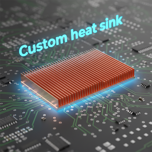 Lolin Custom Copper Alloy Skiving Heat Sink CNC Cutting Service Passivation Finish Temper T3-T8 Small Orders Accepted Square