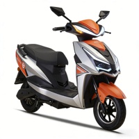 Moto électrique à deux roues haute vitesse 1000W à double éclairage pour adultes avec cadre en acier et moteur de moyeu arrière – Vente en gros usine