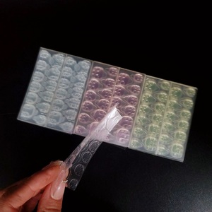 6 taille 24pc/feuille Double face colle transparente ruban adhésif autocollant pour <span class=keywords><strong>ongles</strong></span> pour la décoration d'art <span class=keywords><strong>faux</strong></span> <span class=keywords><strong>ongles</strong></span> - Product Image 5