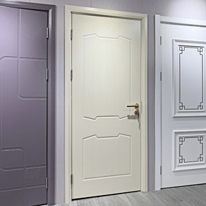 Portes de chambre en bois de couleur blanche moderne, designs intérieurs naturels, portes en bois <span class=keywords><strong>massif</strong></span>, portes intérieures en bois de chêne naturel - Product Image 5