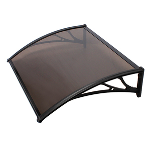Ventanas y puertas de policarbonato para exterior, toldo hueco para cubrir puerta delantera, Patio, Sol/lluvia - Product Image 4