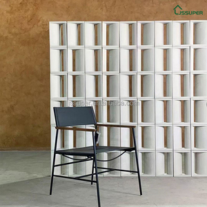 Briques en ciment tridimensionnelles, composants décoratifs en ciment pour l'intérieur et l'extérieur, briques creuses carrées réfractaires - Product Image 3