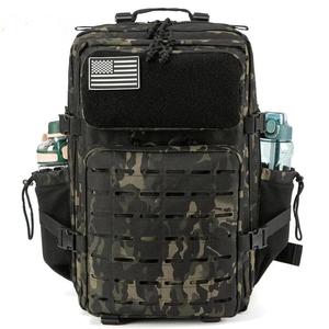 Tonmo Hoge Kwaliteit Groothandel 45l Laser Gesneden Camouflage Tactische Rugzak Dual Cup Houders Waterdicht Polyester Custom Large - Product Image 2