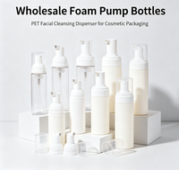 Bouteille de lotion en plastique PET à large ouverture, personnalisable pour les fabricants de produits de soin – Options de marquage en gros