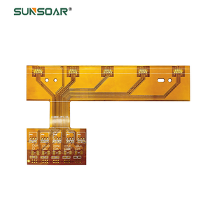 Prix d'usine Écran LCD FPC flexible <span class=keywords><strong>4</strong></span> couches OEM/ODM Masque de soudure <span class=keywords><strong>orange</strong></span> Polyimide Épaisseur 0,2 mm Finition de surface ENIG - Product Image 2