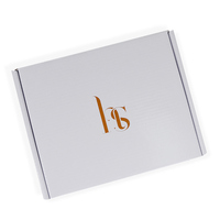 Boîte d'Emballage en Papier Biodégradable Personnalisée de Couleur Blanche pour l'Expédition