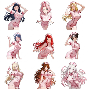 Nijia Acrylique Artboard Blind Box 132 Designs Anime Collectible Card Shikishi Board avec présentoir pour Otaku Room Decor - Product Image 3