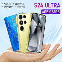 Teléfono S24 Mini 5G Desbloqueado, Pantalla OLED de 4 Pulgadas y 90 Hz, Deca Core, Android 14, Certificado por FCC y CE, IMEI Certificado, 16 GB, 1 TB, Cámara de 5 MP, Carga Rápida de 2500-2999 mAh