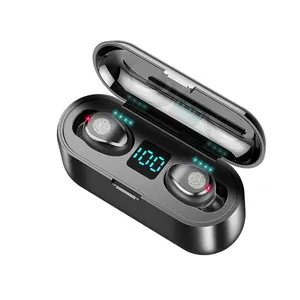 New Mini headphones f9 TWS 5.1 Wireless Earbuds Earphone With 2000mAh Charging box Sports Gaming Headset With Power Display