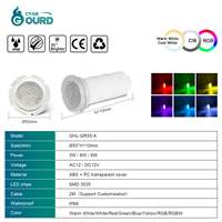 Venta al por mayor 3W 6W 9W 55mm 12V Ip68 impermeable sumergible 12V Ip68 Nicheless Led luces de piscina bajo el agua