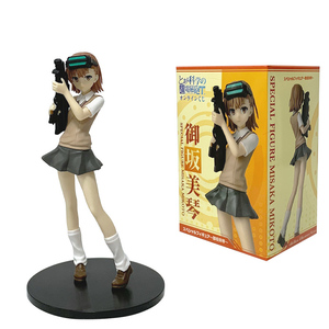 Figura de Anime HESPER de 17 cm, Estatua de <span class=keywords><strong>Misaka</strong></span> Mikoto con Uniforme de Railgun, Figura de PVC, Regalo, Juguete - Product Image 1