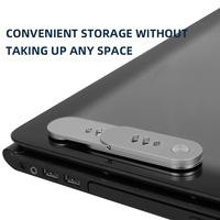 YTGEE 2023 OEM Mini support de téléphone portable magnétique pliable en Aluminium à Angle réglable latéral pour ordinateur portable
