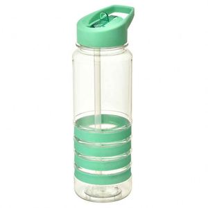 LUCRE 600ml Plastic Water <b>Bottle</b> With Flip Up <b>Straw</b> Sports Design For Outdoor Activities TA-4023 - Product Image 5