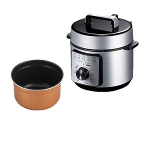Cuisinière à pression électrique Midea 4L en acier inoxydable antiadhésive avec bouton intelligent multifonctionnel - Product Image 1