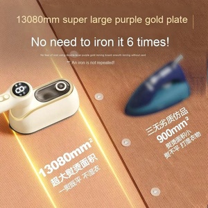 Plancha de Vapor Portátil de Mano, Eléctrica, Húmeda y Seca, con Base de Titanio para Ropa, Tecnología de Costura Familiar - Product Image 3