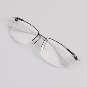 Gafas de Lectura Ópticas de Titanio con Media Montura Xxin A7195 Nuevas de 2022 para Hombre, Estilo Ejecutivo Maduro, Súper Ligeras, 10 g, Monturas Exquisitas - Product Image 5