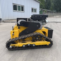Penjualan laris mesin pemotong rumput Mini pemotong sikat perayap mesin pemotong rumput Robot Mini rumput untuk dijual