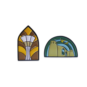 Badge adhésif personnalisé, épingle 3M, lettre personnalisée, logo, émail doux, autocollants pour coque de téléphone pour l'Arabie Saoudite, le Qatar, le Koweït - Product Image 3