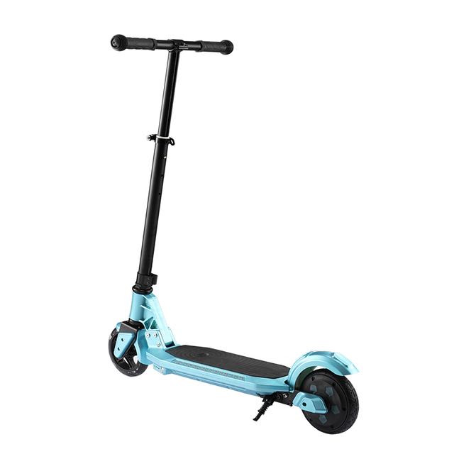 5.5" LED Foldable 2-wheel Electric Scooter for Kids EU UK Dropship Max Speed 12km/h 5-8km Range Dual Brake System
