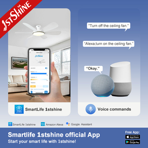 1stshine ventilatore da soffitto <span class=keywords><strong>luce</strong></span> DC telecomando a basso consumo di tensione di Watt 6 pale ABS ventilatore da soffitto con <span class=keywords><strong>luce</strong></span> - Product Image 6