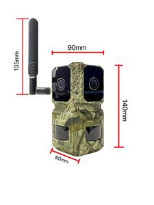 Caméra de surveillance solaire 4G LTE sans fil à double objectif avec détection de <span class=keywords><strong>mouvement</strong></span> IA, capteur CMOS 4K, vision nocturne IR 940NM, GPS et stockage cloud - Product Image 4