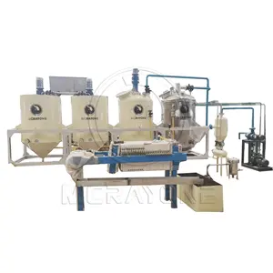 Équipement automatique de raffinerie de traitement d'huile de sésame d'olive de soja de machine de raffinage de pétrole brut