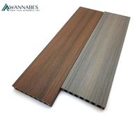 Planche de terrasse en composite WPC co-extrudé étanche Application de jardin extérieur double face Revêtement de sol en grain de bois antidérapant