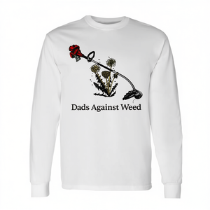 T-shirt à manches longues Dads Against Weed pour la fête des pères, jardinage, tonte de la pelouse - Product Image 2