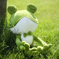 Angela Big Eyes Frog Boneka Hewan Mainan Plush Boneka Katak Hijau Lembut untuk Anak Perempuan Hadiah Liburan