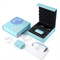 Boîte d'emballage pour appareil dentaire personnalisé de luxe avec logo, boîte d'emballage pour aligneur orthodontique avec insert en papier, emballage pour aligneur dentaire
