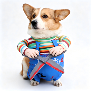 Costumi Divertenti per Animali Domestici per Halloween e Natale, per Cani di Piccola e Media Taglia, Outfit per Feste in Maschera e Uso Quotidiano - Product Image 6