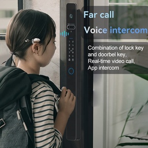 Dernière porte verticale en bois en métal côté droit ultra-mince ultra-étroit mince CNC RFID combinaison Cloud Data Storage Lock - Product Image 4