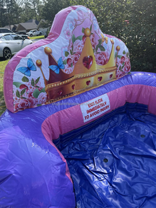 נסיכה מתנפחים קפיצה טירה מתנפחים bouncer בנות להקפיץ הבית עם שקופית קומבו שקופית מתנפחים עבור בנות - Product Image 5