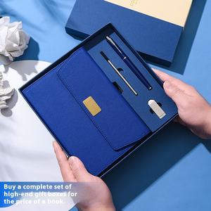 Carnet de planification <span class=keywords><strong>d</strong></span>'entreprise simple A3 personnalisable, couverture rigide en cuir, <span class=keywords><strong>carton</strong></span>, feuilles mobiles, cadeau personnalisé, boîte cadeau créative - Product Image 2