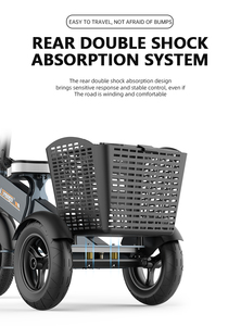 Cesta de almacén de la UE y EE. UU., scooter de movilidad eléctrica de 3 ruedas para triciclo para adultos mayores - Product Image 5
