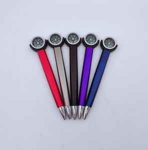 Stylo à bille avec <span class=keywords><strong>boussole</strong></span> au design original, logo personnalisé, stylo à bille en plastique - Product Image 2