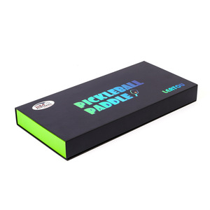 Raquette de pickleball Leatou 13,4 mm en fibre de carbone, forme standard, équipement d'entraînement haute résistance, coffret cadeau - Product Image 3