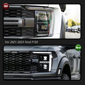 TYPY for 2021-2024 Ford F-150 Raptor headlight assemblies <b>LED</b> <b>projector</b> headlights with daytime running <b>lights</b> and turn signals - Product Image 3