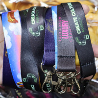Porte-badge personnalisé Keepfly avec impression par sublimation, cordon en polyester avec logo