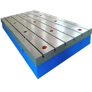 Aşınma direnci döküm kaynak tablosu özelleştirme çelik yüzey plakası t-yuvası dökme demir platformu