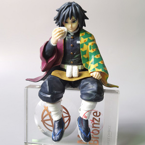 Action Figure in PVC di <span class=keywords><strong>Demon</strong></span> <span class=keywords><strong>Slayer</strong></span>, Personaggi Anime Cartoon Nezuko, Tanjirou, Shinobu, Zenitsu, Hashibira Inosuke che Mangiano Onigiri, Scala 1/60 - Product Image 5