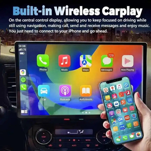 เครื่องเล่นวิดีโอมัลติมีเดียในรถยนต์ขนาด 15.6 นิ้ว รองรับ Carplay สำหรับรถยนต์มิตซูบิชิ เอาท์แลนเดอร์ 3 รุ่น GF0W GG0W ปี 2012-2018 พร้อมระบบนำทาง GPS และวิทยุติดรถยนต์ระบบแอนดรอยด์ - Product Image 5