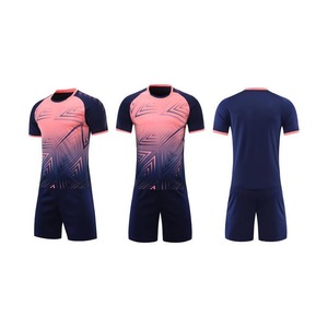 Conjunto Deportivo para Hombre, Camiseta de Fútbol con Estampado Geométrico Rojo, Manga Corta, Cuello Redondo, Poliéster, Transpirable, para Todas las Temporadas - Product Image 5